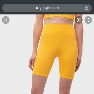 Girlfriend collective high rise bike shorts